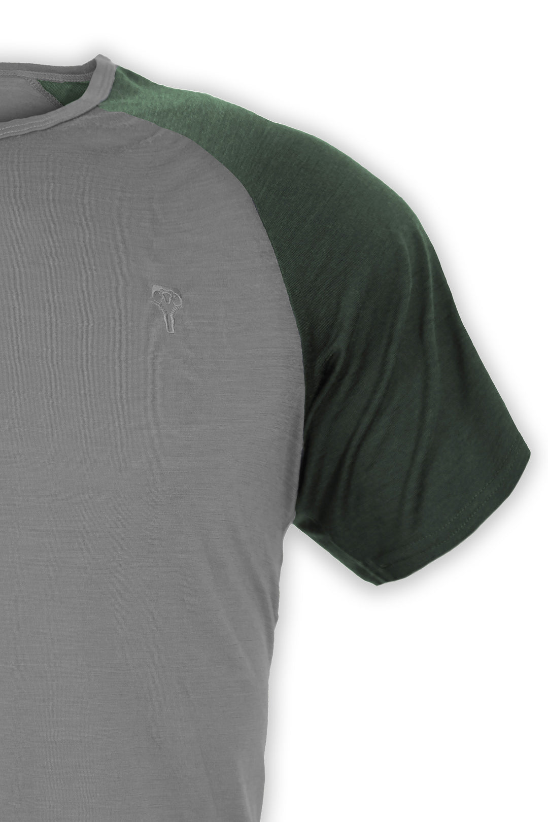 WoodWool T-Shirt Mr. Kirk | Slate Grey - Black
