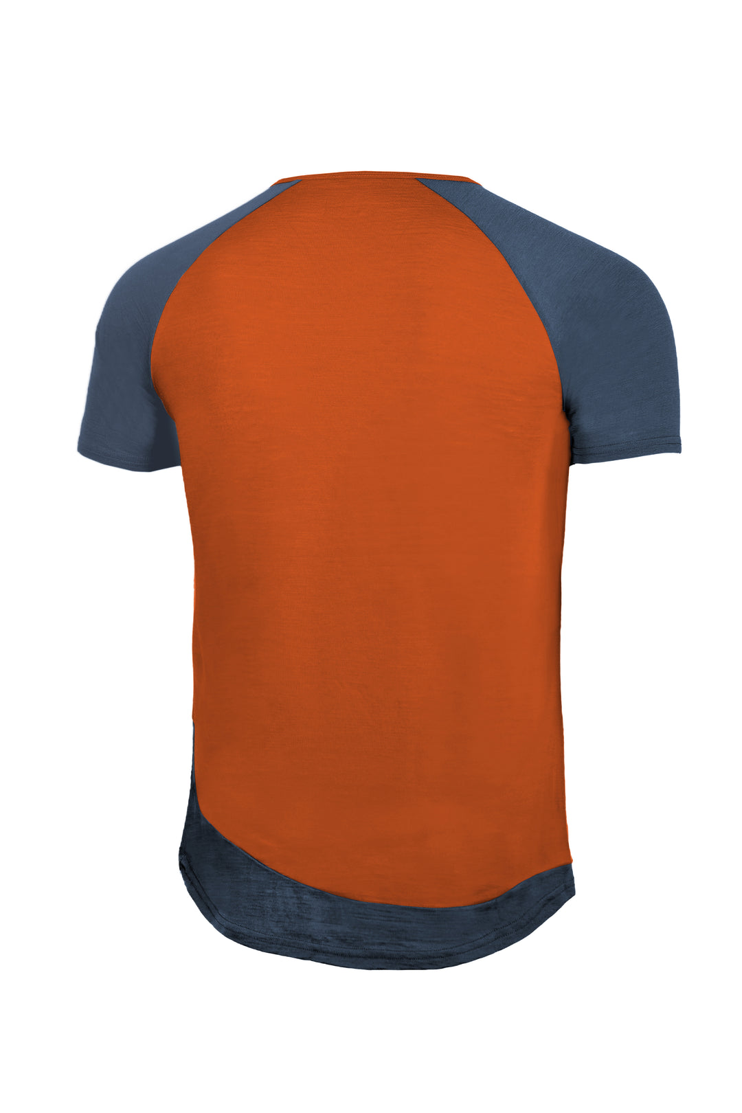 WoodWool T-Shirt Mr. Kirk | Tiger Orange - Ocean Cavern