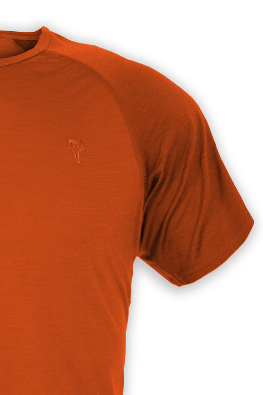 WoodWool T-Shirt Mr. Pike | Tiger Orange