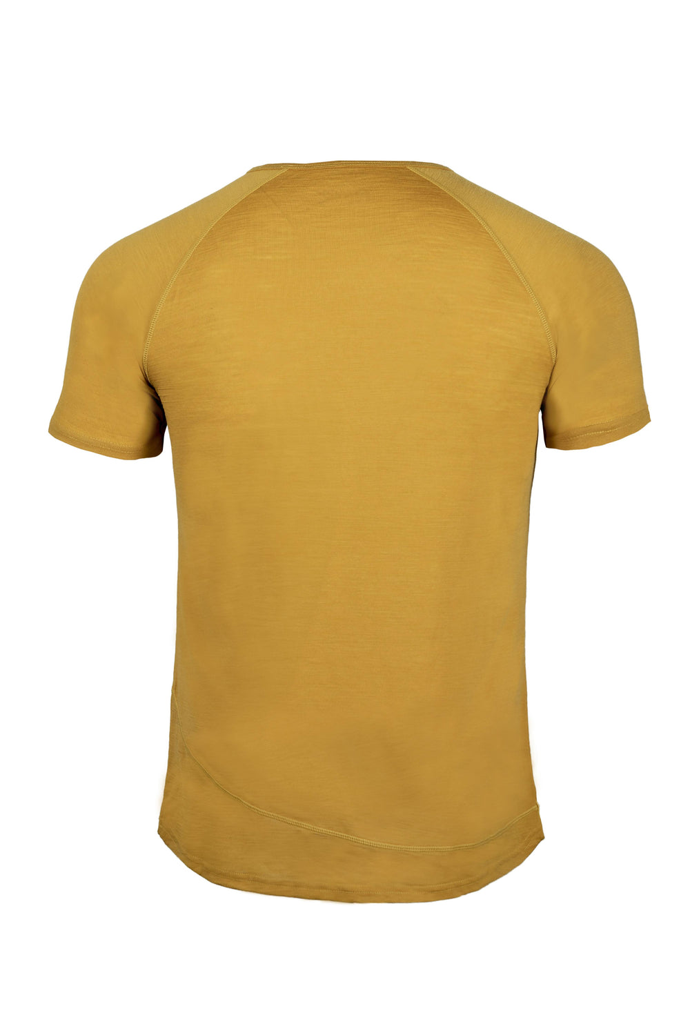 Woodwool t-shirt Mr Pike Gelb Rucken