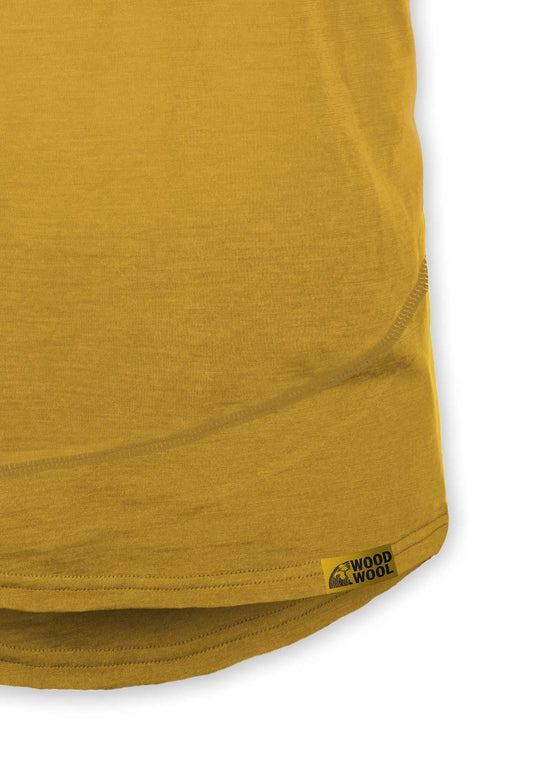 WoodWool T-Shirt Mr. Pike | Daisy Daze Yellow