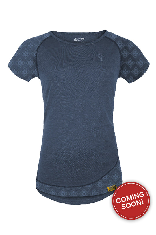 WoodWool T-Shirt Lady Tilly Allover | Ocean Cavern