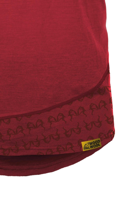 WoodWool T-shirt Mr Sulu Boulder Fired Red Brick Logo