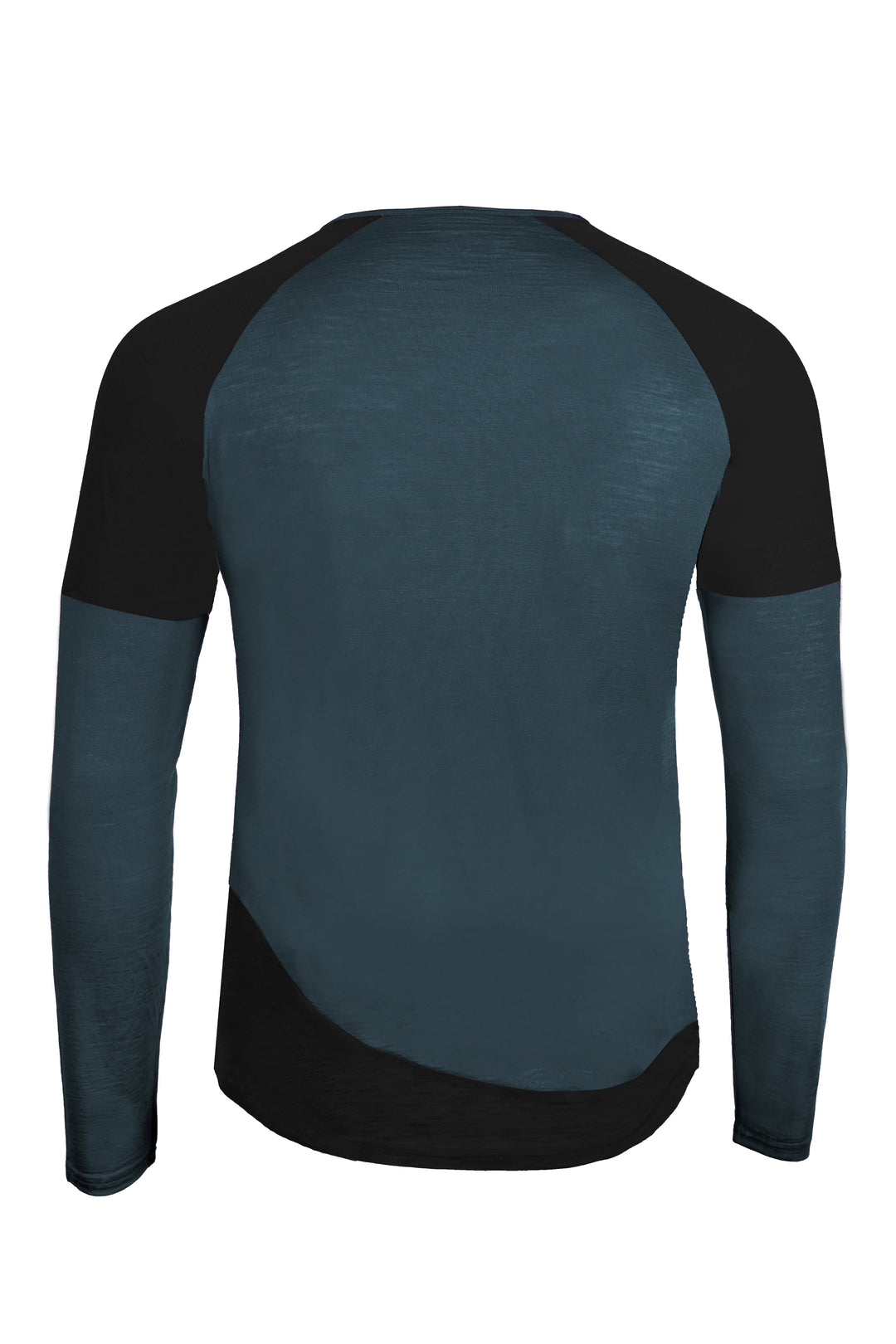 WoodWool Longsleeve Mr. Picard | Ocean Cavern - Black