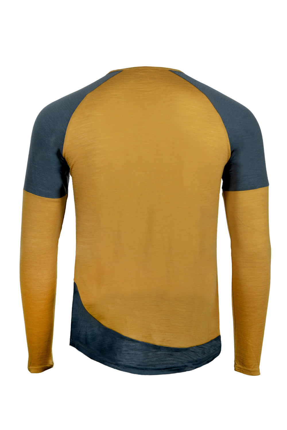 Woodwool t-shirt Longsleeve Mr Picard Gelb Rucken