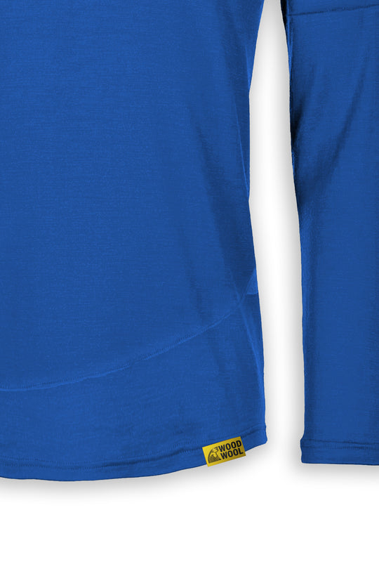 WoodWool Longsleeve Mr. Archer | Skydiver Blue