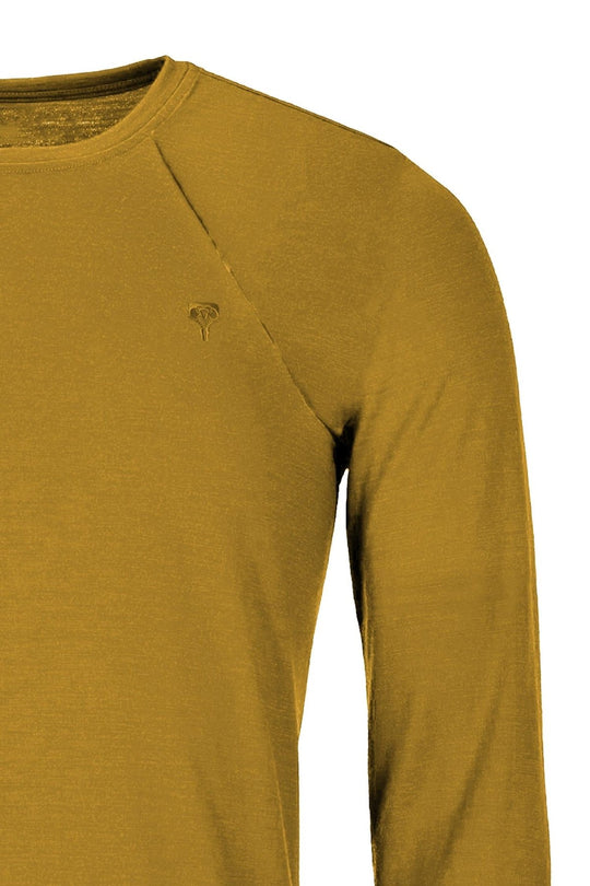 WoodWool Longsleeve Mr. Archer Daizy Daze Yellow Shoulder