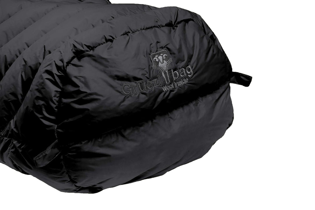 Gruezi bag DownWool Extreme light 2.0 Black Edition Regular Fußbox