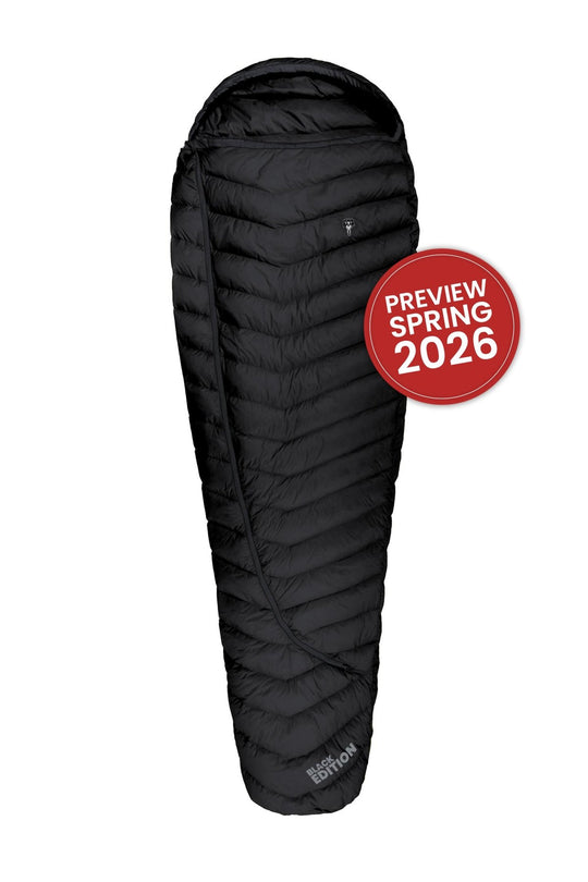 DownWool Extreme Light 2.0 Schlafsack Regular | BLACK EDITION | 8 °C