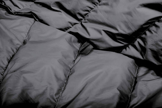 Gruezi bag DownWool Extreme light 2.0 Extra long Black edition Featerschlaufen