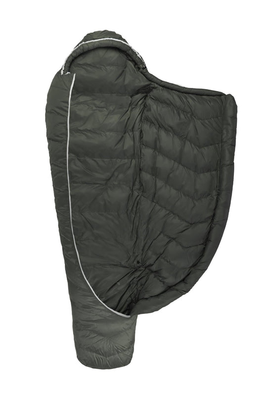 Gruezi bag Schlafsack DownWool Summer 2.0 Extra Long Geöffnet