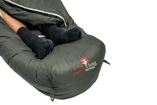 Gruezi bag Schlafsack DownWool Summer 2.0 Extra Long  Fubende