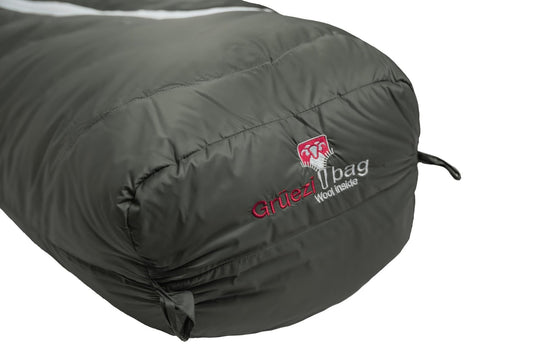 Gruezi bag Schlafsack DownWool Summer 2.0 Extra Long Fußbox