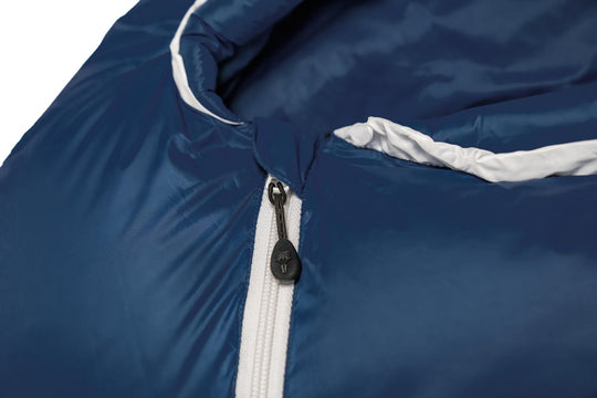 Gruezi bag Schlafsack DownWool Ice 2.0 Extra Long reißverschluss