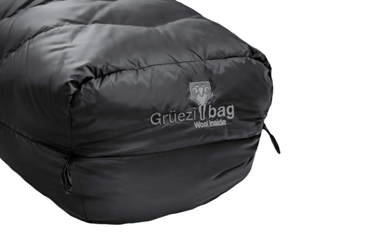 Gruezi bag schlafsack DownWool Subzero 2.0 Black edition Regular  Fußbox