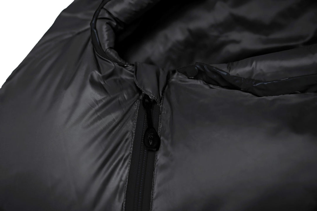 Gruezi bag Schlafsack DownWool Subzero 2.0 Black Edition Long reißverschluss