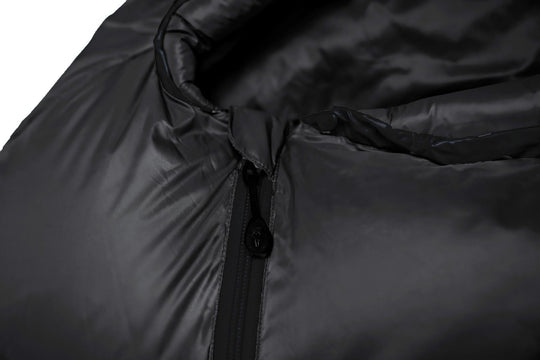Gruezi bag Schlafsack DownWool Subzero 2.0 Black Edition Long reißverschluss