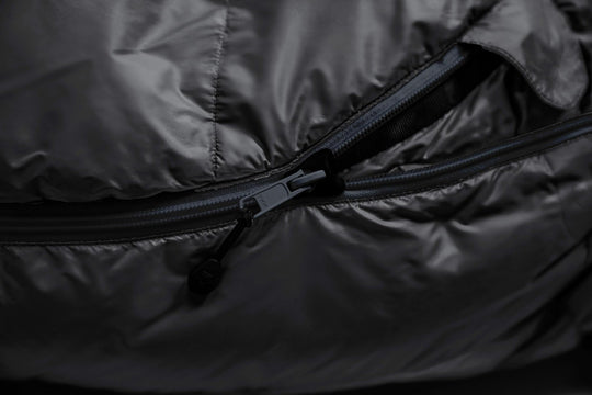 Schlafsack DownWool Subzero 2.0 Extra long Black Edtion Reißverschluss