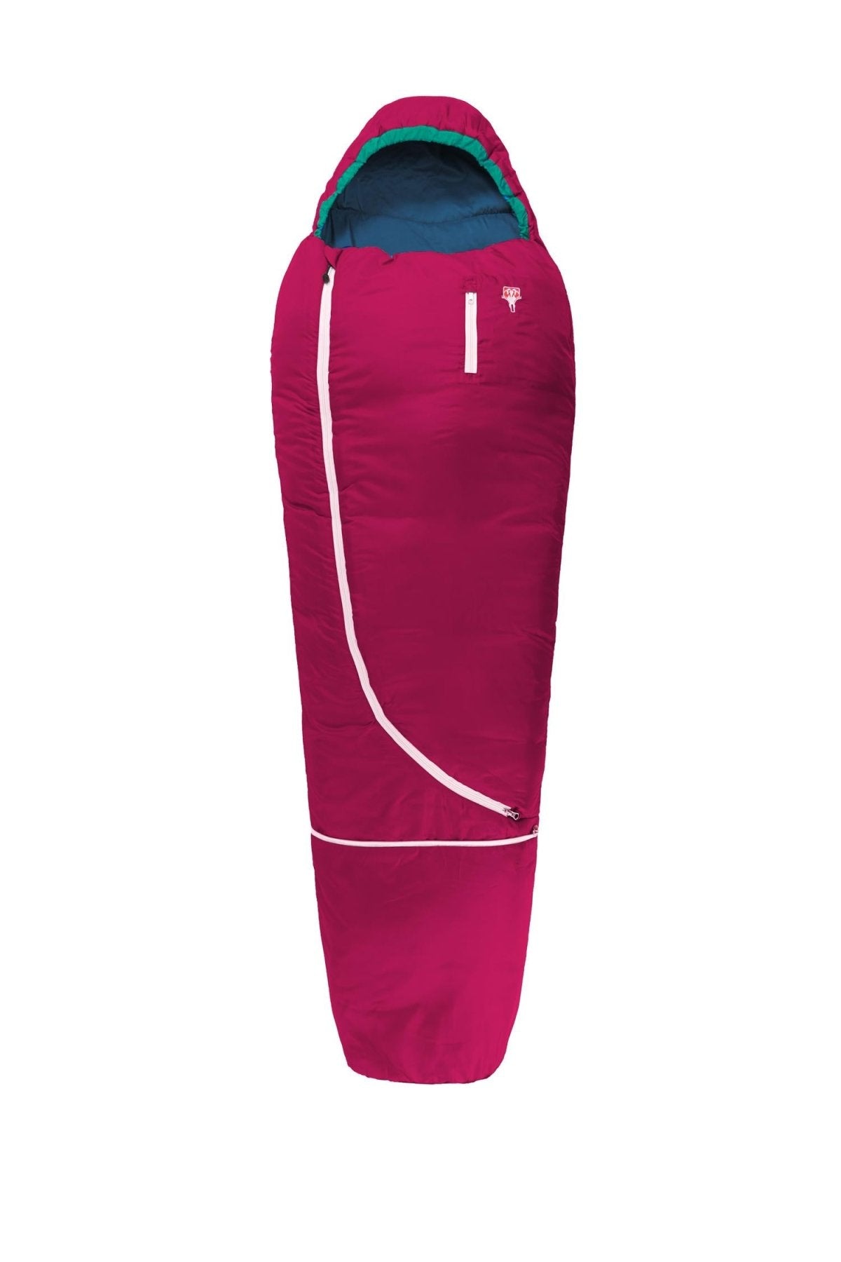Wolle Kids World Traveller Kinderschlafsack | Raspberry Red