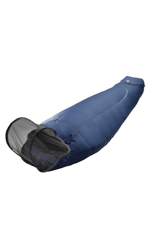 Biopod Wolle Zero XL | Night Blue Mumienschlafsack