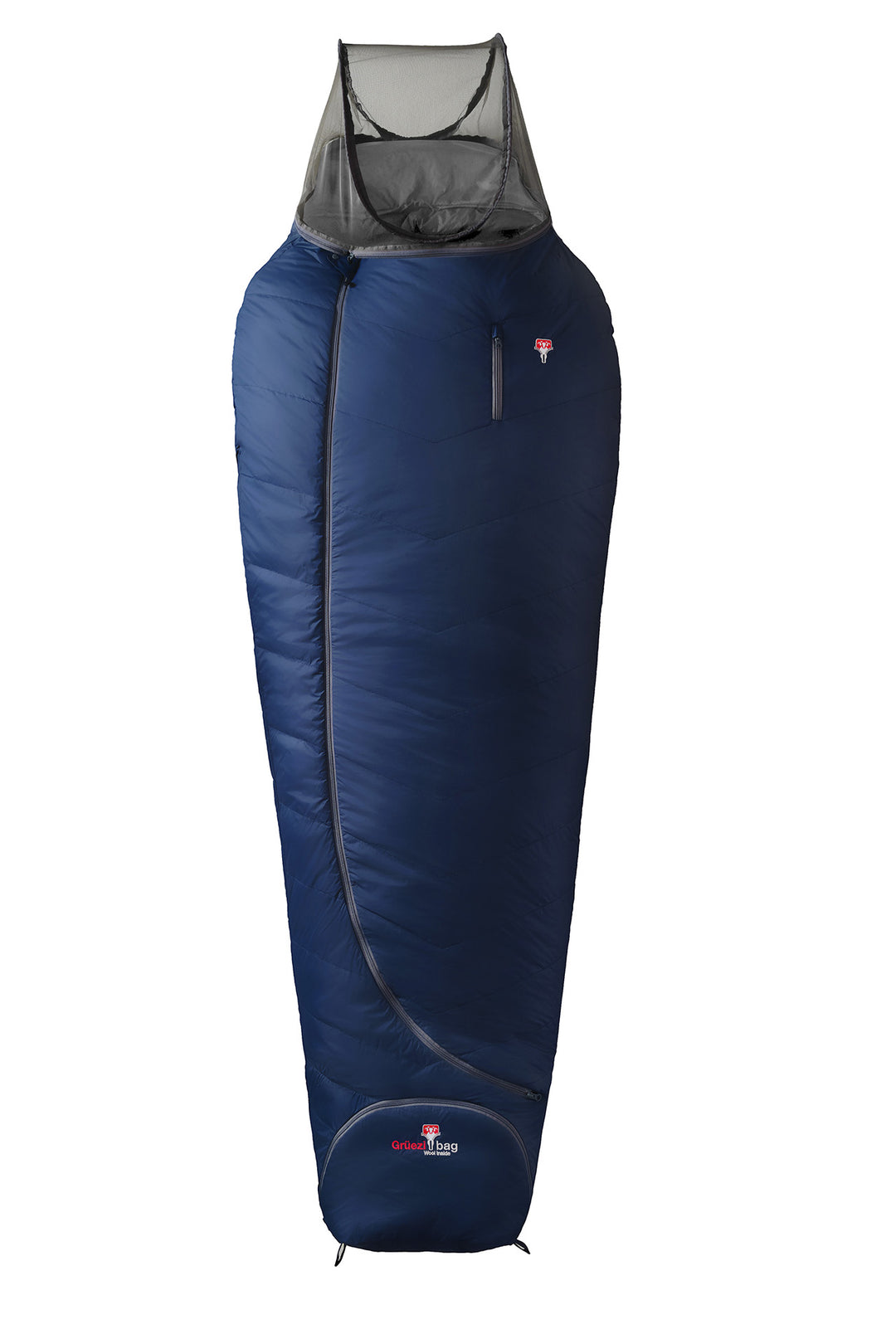 Biopod Wolle Zero XL | Night Blue Mumienschlafsack