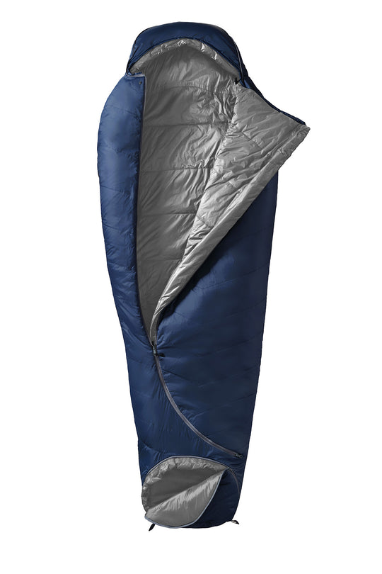 Biopod Wolle Zero XL | Night Blue Mumienschlafsack